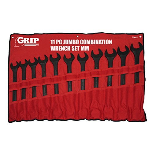 Grip 11 pc Jumbo Combo Wrench Set MM