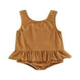 thumbnail image 1 of Maillot de Bain pour Bébé Fille Sans Manches à Encolure, 1 of 7