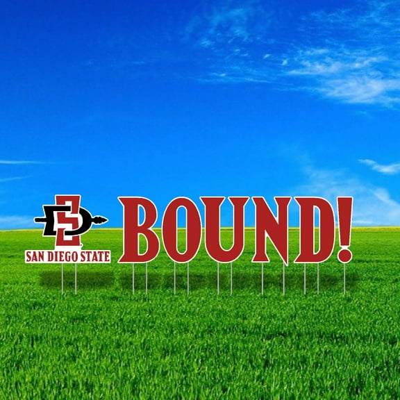 San Diego State University BOUND Mascot Yard Sign Set