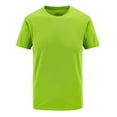 thumbnail image 2 of Mfakffe Mens T-shirts Crew Neck Mesh Short Sleeve Tee Quick Dry Solid Color Athletic Top for Outdoor Running Hiking Training, 2 of 4