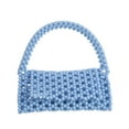 thumbnail image 2 of YIFEI Candy Color Acrylic Beaded Hollow Handbag Evening Clutch Triangle Bags for Wedding Party, 2 of 5