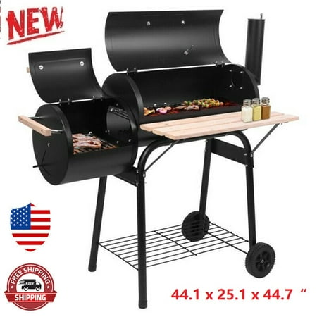 [LOW PRICE] [Popular Pick] Charcoal Grill Outdoor 24.4" L x 29.6" H Portable Grill Backyard Cooking Stainless Steel for Standing & Grilling Steaks, Burgers, Backyard Pitmaster & Tailgating