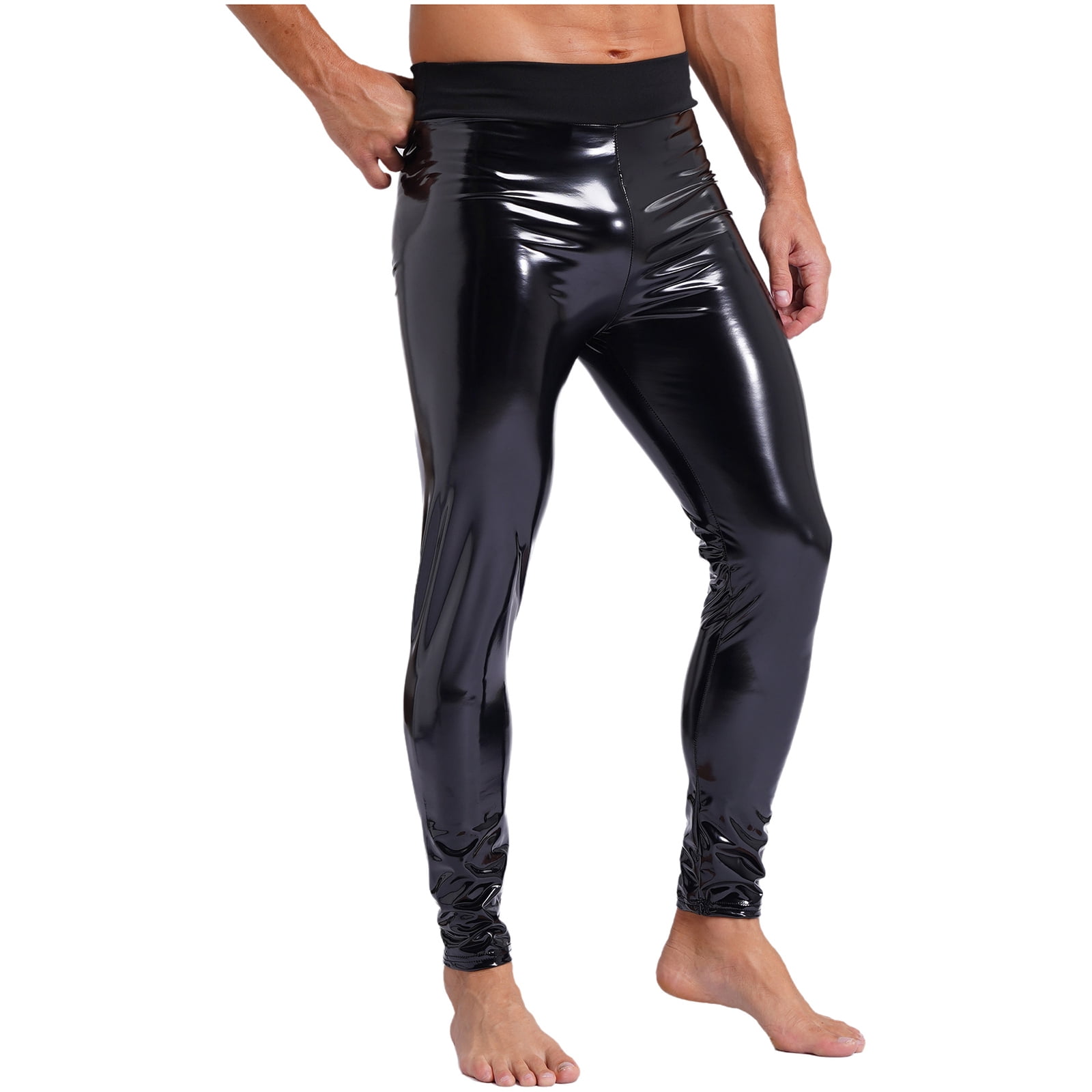 Skinny Trousers Pvc Trousers New Look Black Skinny PU Leather Look Trousers  Matalan