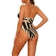 thumbnail image 3 of Bañador de una pieza con tirantes halter y estampado integral INSPIRE CHIC, 3 of 5