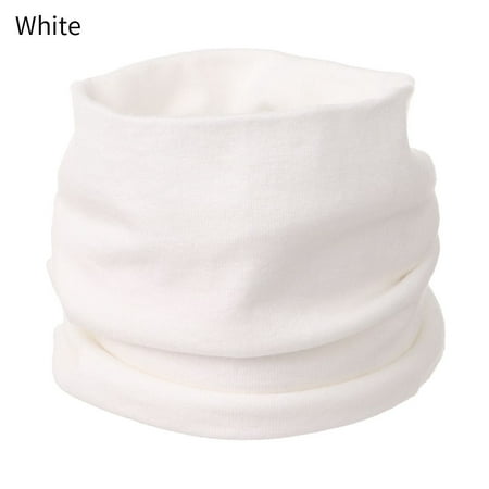 

Keep Warm Korean Version Men And Women Autumn And Winter Bib Neck Sleeve Scarf Artificial Cashmere WHITE