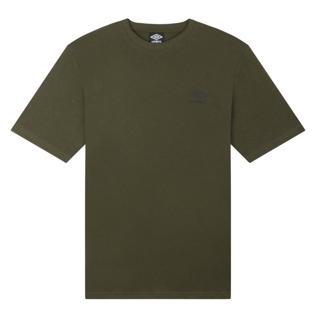 Umbro - Camiseta Core Logotipo Pequeño para Hombre (Noche del Bosque, Negro)
