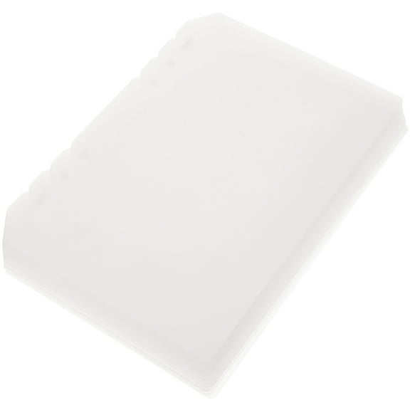 12 Pcs Inner Page Fence Labels Binder Tabs All-match Color Dividers 6 Ring Binder Inserts Index Dividers