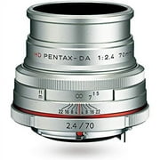 HD PENTAX-DA 70mmF2.4 Limited Silver medium telephoto lens, DA Limited Lens Series, machined aluminum body, 26mm in length, 131g body.