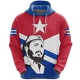thumbnail image 2 of Sudadera con capucha con estampado de la bandera de Cuba para hombre, nueva sudadera de manga larga, tops tipo pulóver, sudaderas deportivas de moda para correr, sudaderas con capucha gráficas 3D de g, 2 of 5