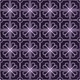thumbnail image 1 of Ahgly Company Machine Washable Indoor Square Transitional Rich Lilac Purple Area Rugs, 6' Square, 1 of 7