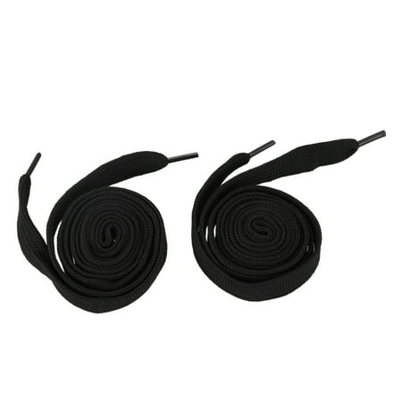 

Synpinya Pair 0.4 Width Strings Sneakers Trainers Flat Shoe Laces Black