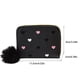 thumbnail image 5 of Qarigey Cartera con cremallera para niñas con borlas, monedero delgado y lindo para niños con corazones bordados, monederos pequeños para Carteras B, 5 of 6