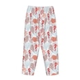 thumbnail image 3 of Lsque Tropical Corals Seahorse Print Women's Pajama Pants, Lounge Pant - Comfortable Home Wear,Elastic Waistband, Stylish Design-Small, 3 of 9