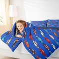 thumbnail image 4 of Castle Fairy Cartoon Car Boy Full Size Comforter Sets 3-Piece,Car Theme Bedding Comforter Set,Transportation Theme Lightweight Bedding Sets,Super Cozy Room Decor,Reversible, 4 of 8