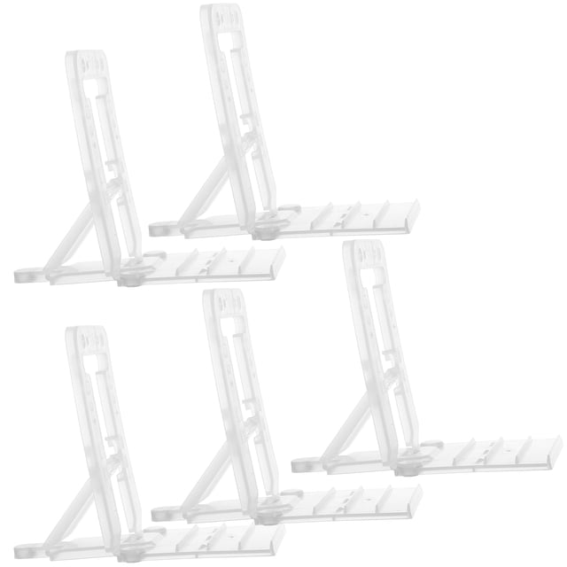 unbranded 5Ud Soportes Transparentes Para Exhibición En Tienda Fácil Instalación Y Soporte Estable Para Estantes