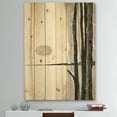 thumbnail image 2 of Designart 'Forest Silhouette I' Modern Farmhouse Print on Natural Pine Wood, 2 of 3