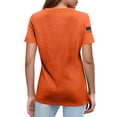 thumbnail image 3 of LNZGNM USA 250th Anniversary Shirts for Women Trendy Patriotic Freedom Pullover Crew Neck Short Sleeve Blouse for Gifts, Orange, 2XL, 3 of 3