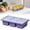 Purple, variant on YCCMML Souper Cubes, 3-Compartment Silicone Freezer Trays with Lid for Broth, Meal Prep & Portion Control Food Storage
