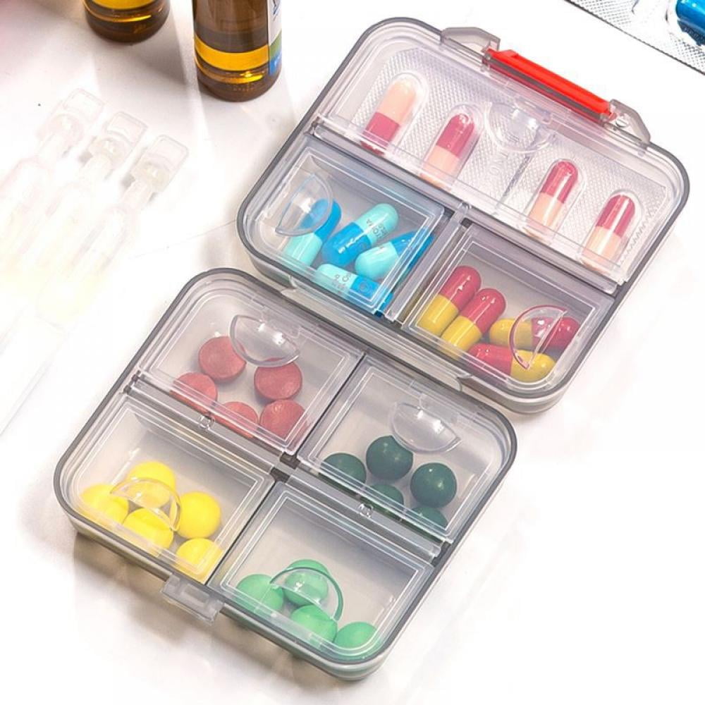  Naanle Cherry Sparrow Pill Box 7 Day Pill Case Bag Travel Pill  Organizer Bag with Zipper Portable Weekly Case Compact Size Pill Bag for  Vitamin Supplement Holder : Health & Household