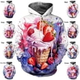 thumbnail image 4 of Sudadera con capucha con estampado de helado, sudadera con gráficos en 3D para hombre, sudadera de moda de otoño e invierno para niños, sudadera con capucha informal, ropa para mujer, 4 of 5