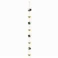 thumbnail image 2 of Whimsical Rain Chain, Decorative Downspout With Cascading Water Feature, for Gutter and Patio, Yellow, 2 of 6