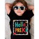 thumbnail image 1 of Young Boy's/Girls Back To School Theme Cotton Graphic Tees, Back To School Clothes Girls, Summer Tops With Colorful School Design, Gift For First Day of School, Fun and Whimsical Kids Clothes Girls, 1 of 6