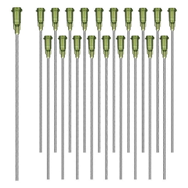 20 PCS 14g Blunt Tip Needle 4 Inch Blunt Tip Dispensing Needle for Industrial Use