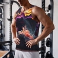 thumbnail image 5 of KLL Explosive Fluid Splash Art Print Men's Muscle Gym Workout Stringer Tank Tops Bodybuilding Fitness T-Shirts Tank Tops Men-Medium, 5 of 7