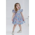 thumbnail image 4 of Paw Patrol Skye Floral Toddler Girls Chambray Skater Dress Toddler to Little Kid, 4 of 5