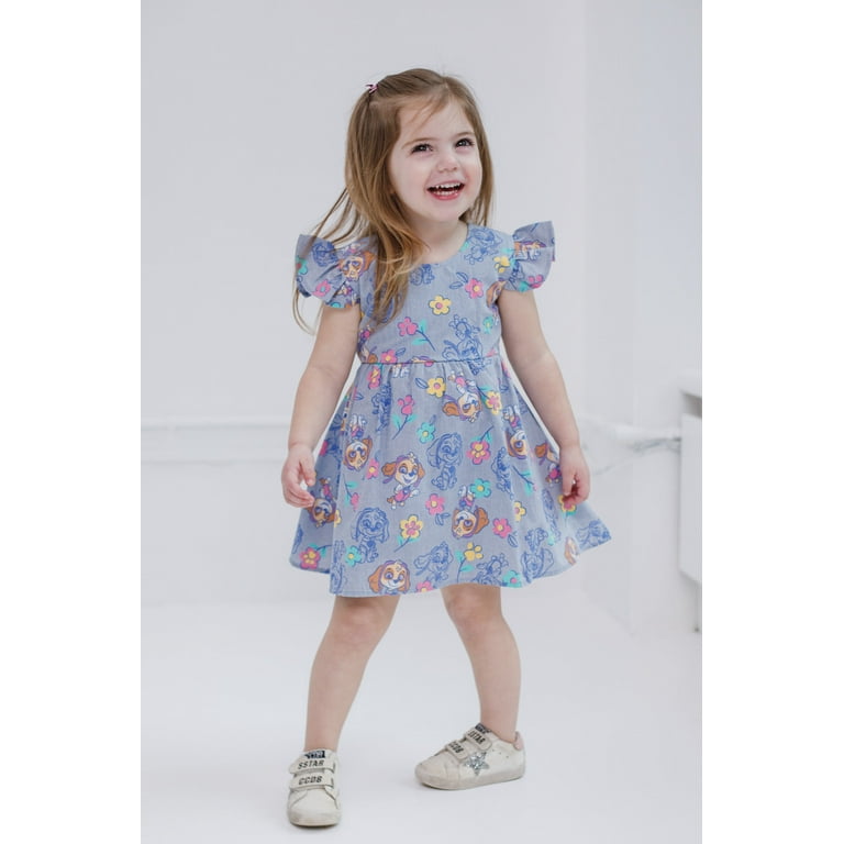chambray skater dress Disney Mickey Mouse Chambray Skater Dress 7-8