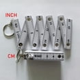 thumbnail image 5 of Sturdy Folding Rulers Keychain Compact Folding Ruler Keychains 50cm Length Ruler For Convenient Measurement, 5 of 11