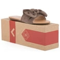 thumbnail image 3 of Gallery Seven Suede Bow Slide Sandals for Women, 3 of 7