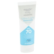 Equate Beauty Ultra Light Broad Spectrum Sunscreen Lotion, SPF 70, 3 fl oz
