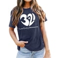 thumbnail image 2 of Womens Athletic Tops Tees Tops for Women Top Women Loose Blank Athletic Shirts Soft Long Sleeve Tee Shirts for Lightweight Workout Long Shirt plus Sleeve Womens Summer Tunics Cute Blue XXL, 2 of 4
