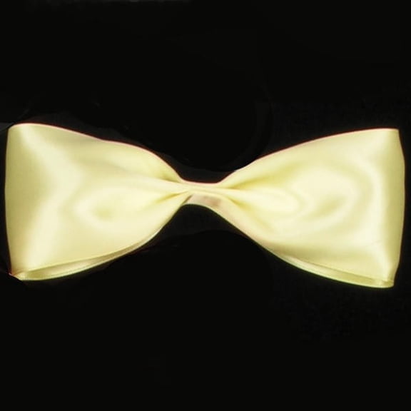 The Ribbon People Yellow Cross Double Face Craft Ribbon 0.25" x 108 Yards