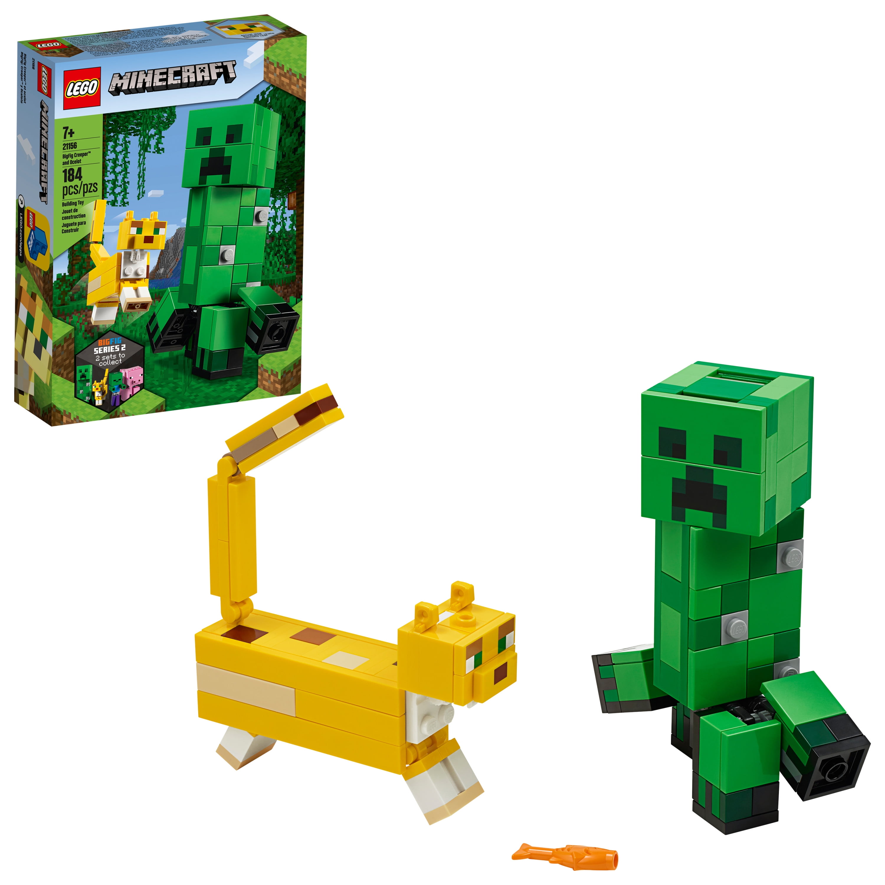 *BRAND NEW* Lego Minecraft Set #21156 BigFig Creeper with Ocelot Big Fig