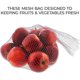 thumbnail image 3 of Mesh Bag Simple Drawstring Mesh Environmentally Friendly Plastic Storage Egg, 3 of 5