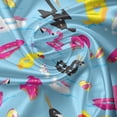 thumbnail image 5 of Ambesonne Summer Window Valance, Duck Flamingo and Unicorn, 54" X 18", Multicolor, 5 of 5