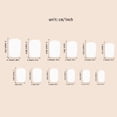 thumbnail image 6 of Christmas Press On Nails Medium Coffin, 3D Embossed Santa Reindeer Resin Fake Nails, Snowman Christmas Tree Stick On False Nails, 24Pcs Reusable Wearable Nail Tips for Women Holiday Party Manicure, 6 of 7
