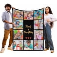 thumbnail image 3 of Personalized Blankets and Throws Photo Blanket Customized Using My Own Photos Customized Blanket Collage Blanket Customized, 3 of 6