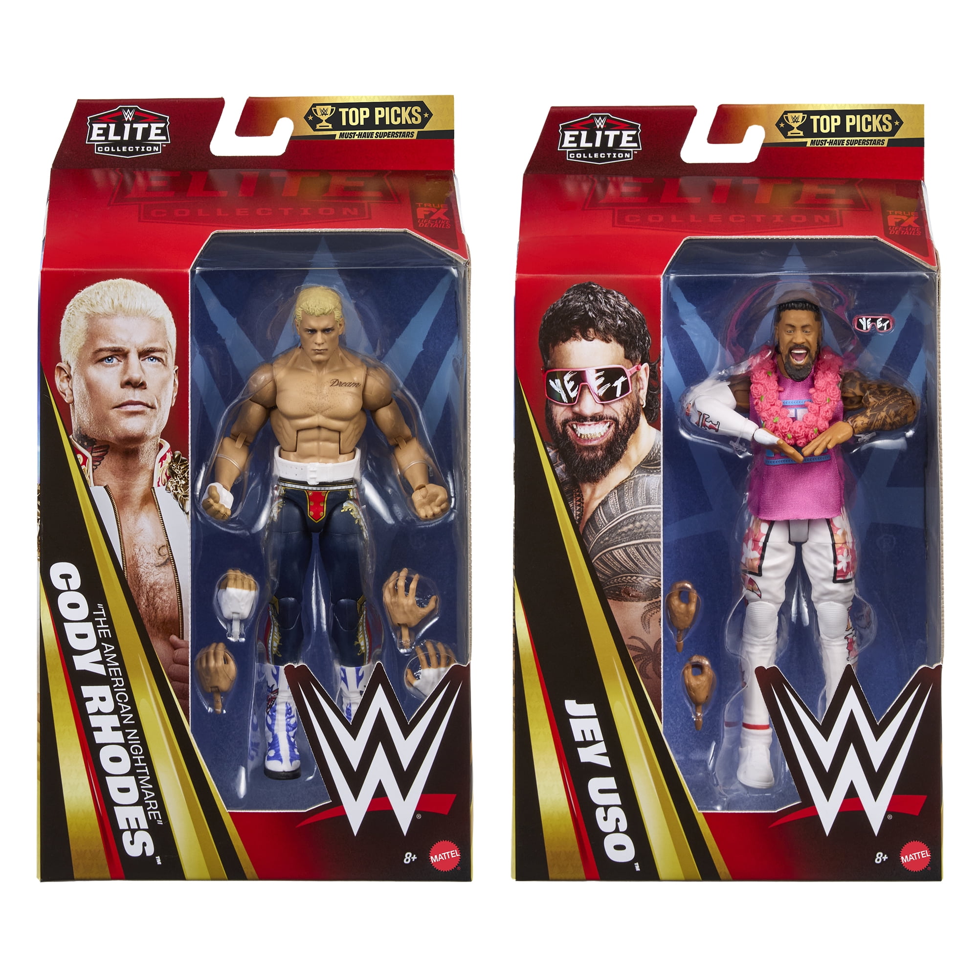 WWE, Survivor Series Collectible, Multicolor Action Figure Set