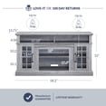thumbnail image 5 of BELLEZE TV Stand Media Entertainment Center - Astorga (Light Gray), 5 of 7