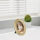 thumbnail image 4 of Marco de fotos Retro, marco de fotos ovalado Vintage, marco decorativo de resina para decoración del hogar, marco de exhibición de mesa o pared, 4 of 7