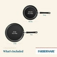 Farberware 2Piece Easy Clean Aluminum NonStick Frying Pan/Fry Pan