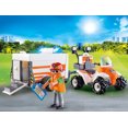 thumbnail image 1 of PlayMobil Rescue Quad con trailer Playmobil Playmobil, 1 of 2