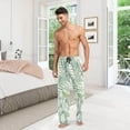 thumbnail image 7 of Tropical Palm Leaves Ghost Pajama Pants, Men's Lounge Pants Light with Drawstring and Pockets, Christmas New Year Birthday Father's Day Gifts, Medium, 7 of 7