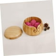 thumbnail image 3 of Knitting Bowl with Lid Crochet Storage Yarn Holder with Lid Bamboo Yarn Bowl Knitting Supplies Yarn Ball Storage with Lid Crochet Browl Bamboo Bowl to Weave Wooden, 3 of 5