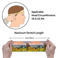 thumbnail image 6 of Daiia Horse Sunflowers printed Men's Performance Headband,Sports Headbands,Moisture Wicking Workout Headband, 6 of 9