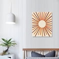 thumbnail image 3 of COMIO Boho Wall Art,Canvas Wood Framed Orange Sun Rising Prints, Waterproof Fade-resistant Light-weight Sturdy and Easy to Hang Wall Decor for Bedroom, Living Room, Bathroom, Office, 3 of 4