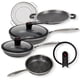 thumbnail image 1 of Batería De Cocina Acero Inoxidable 8 Piezas Negro Samurai, 1 of 4